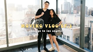 LA MOVING VLOG EP. 3兩人三貓美國跨州搬家從芝加哥搬回南加州了Moving from Chicago to LA with our 3 cats