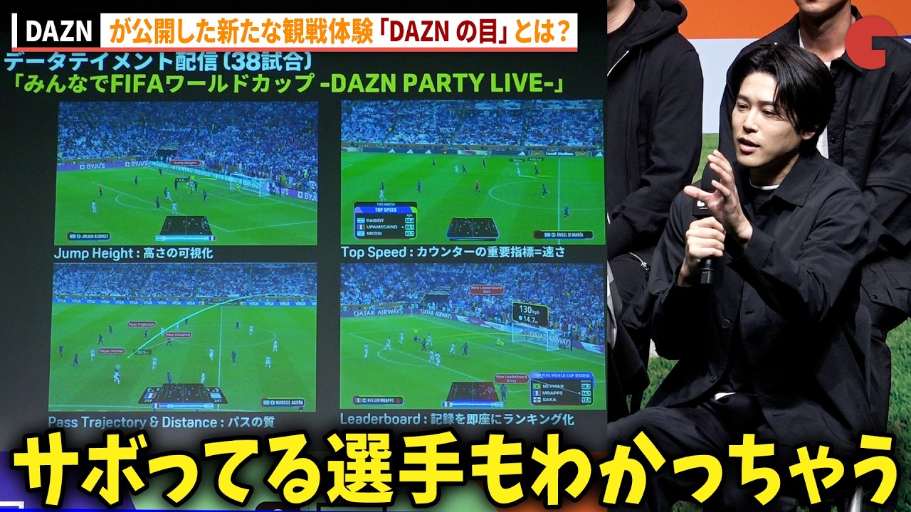 内田篤人、「サボってる選手もわかっちゃう！」新たな観戦体験「DAZN