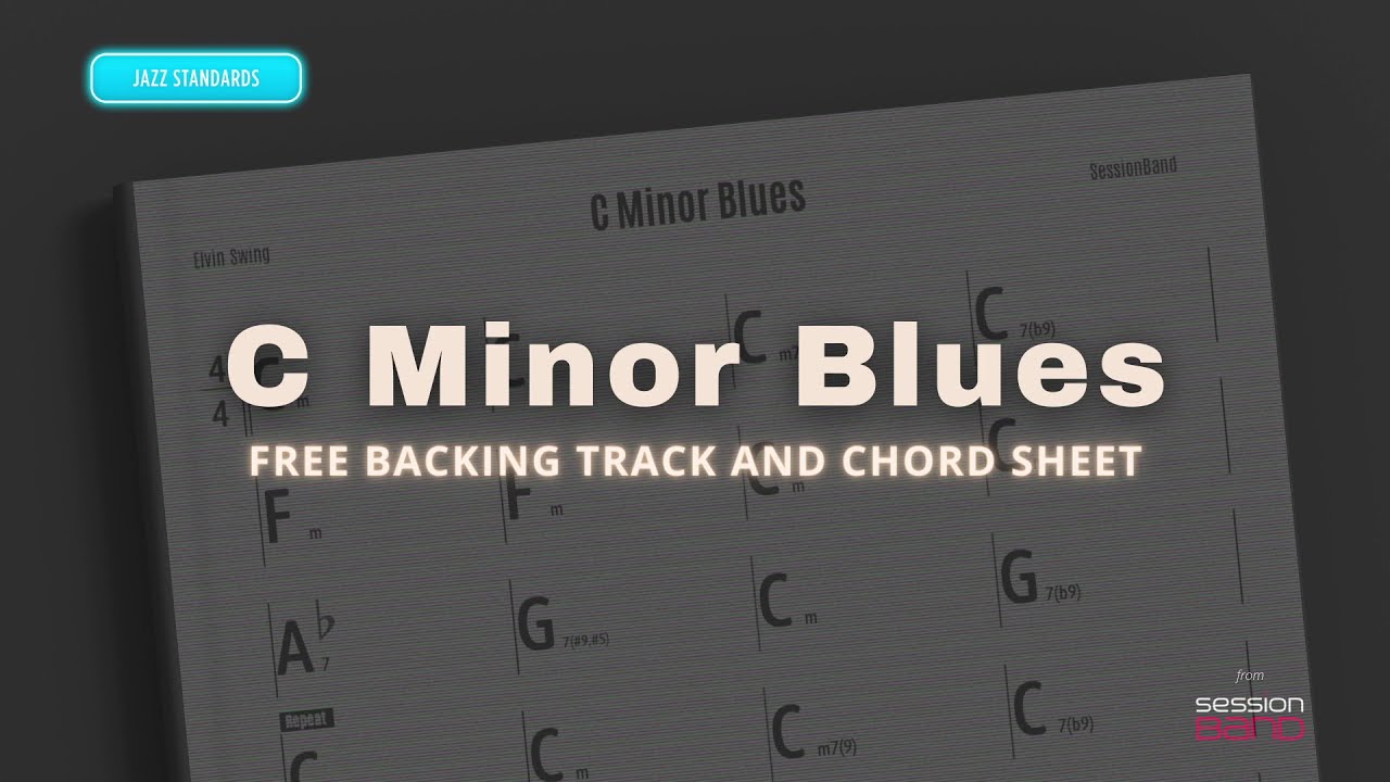 Free Jazz Standards Backing Track: C Minor Blues