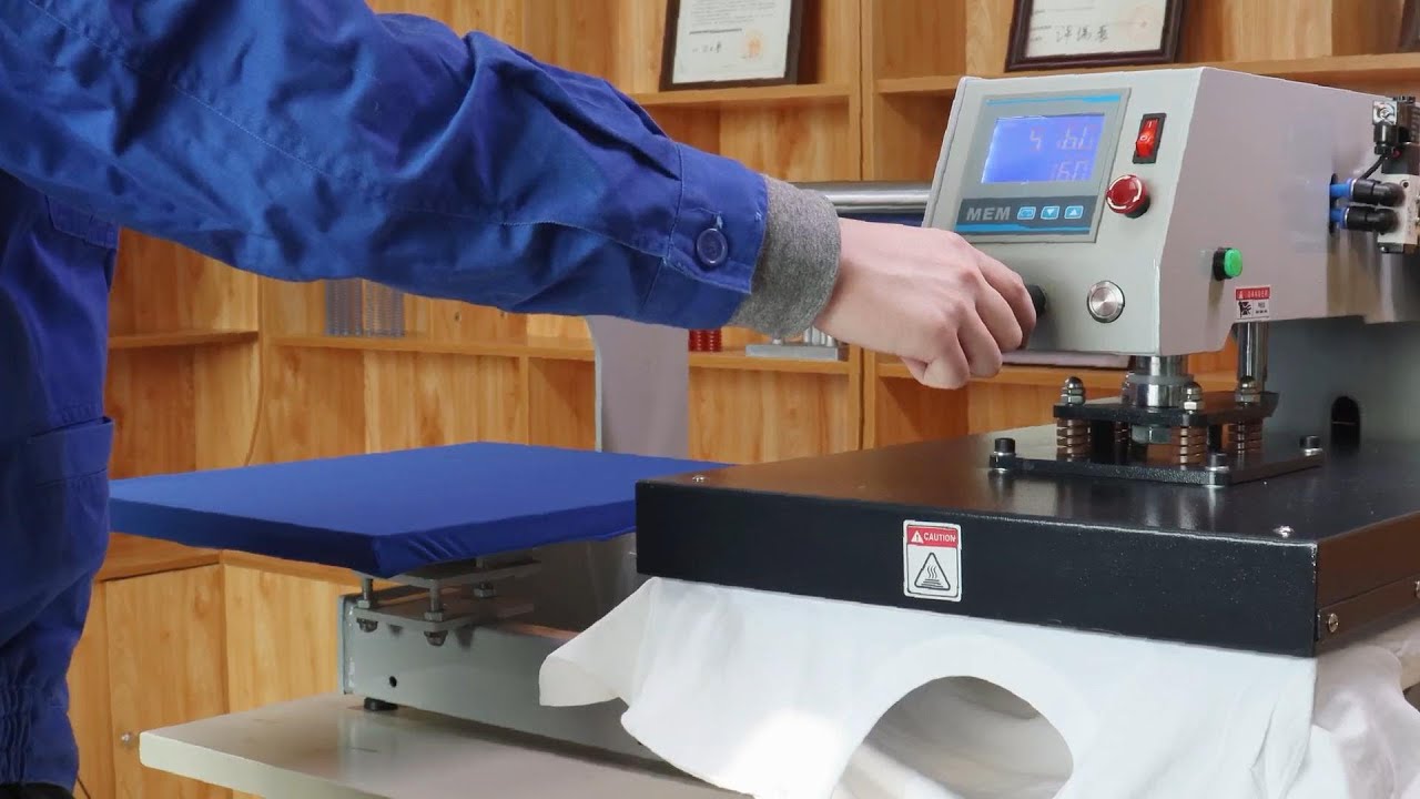 High quality double station heat press machine operation TQ-4050