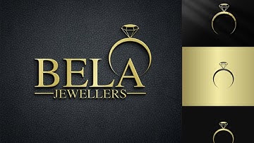 Jewelry Logo Design Illustrator || Illustrator Tutorial | Golden Logo Design #GrafixmanBD