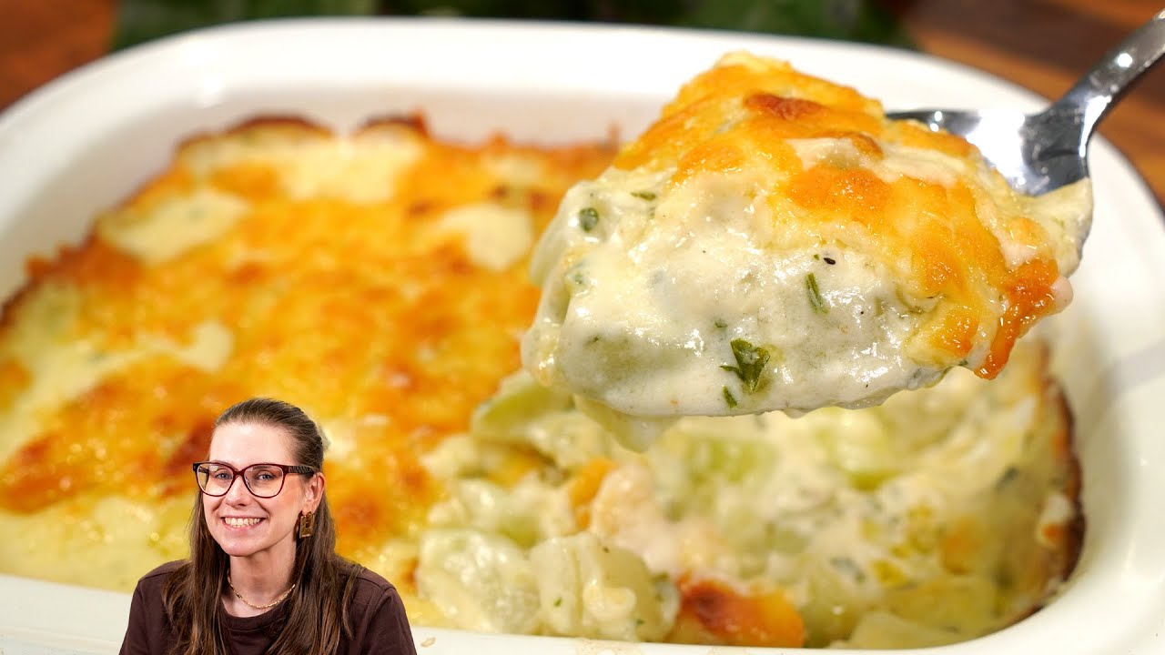 CREMOSO E FÁCIL DE FAZER! ESSE CHUCHU GRATINADO FICA INCRÍVEL
