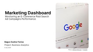Business Analytics Project Pacmann - Marketing Dashboard: E-Commerce Paid Search Performance