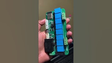 Smart 8-Channel ESP32 Home Automation PCB – SMT8N25 #esp32 #esp32project #pcb #pcbuild #jlcpcb #iot