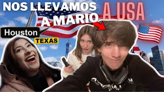 VIAJAMOS A USA CON MARIO🇺🇸 *8 hrs de camino* @MarioGmmt | Hermanas JM