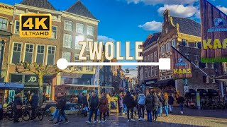 Een drukke zaterdagmiddag ... | Zwolle | Walking Tour | 4K