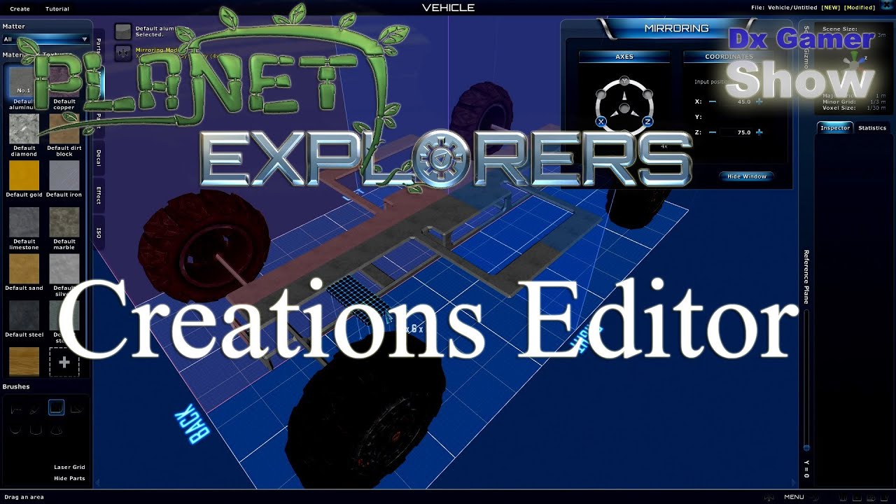 Planet Explorers 0.75 - Creations Editor