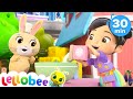 Easter Bunny Hop | Baby Cartoons - Kids Sing Alongs | Moonbug