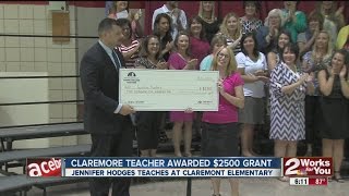 Claremore Teacher Receives Major Grant