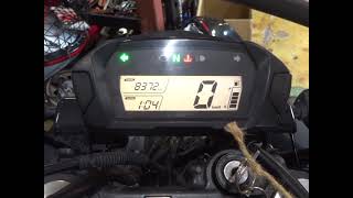 CRF250M(MD38-1101)メーター確認動画