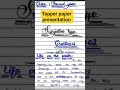 2nd year #english #toppers paper presentation
