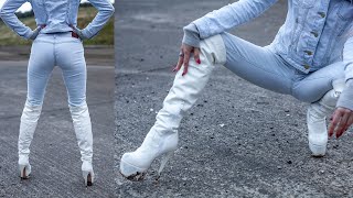 Hm Now Pocketless Jeans With Matching Outfit