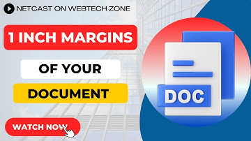 How To Set The 1 Inch Margins Of Your Document On All Sides Google Docs
