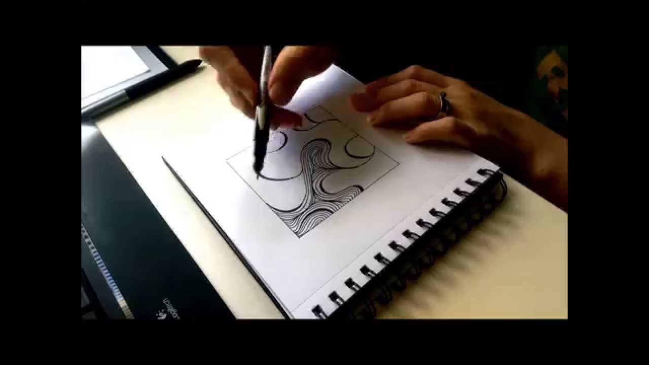 Psycho Lines Doodle Art Tutorial HD No Sound Required YouTube