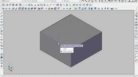 How to use the 3D chamfer commande in AutoCAD 2007 in urdu
