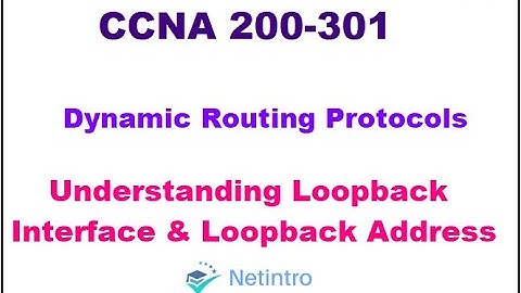 CCNA 200-301: Module 10 Lesson 4 Understanding the Loopback Interface & Loopback Address