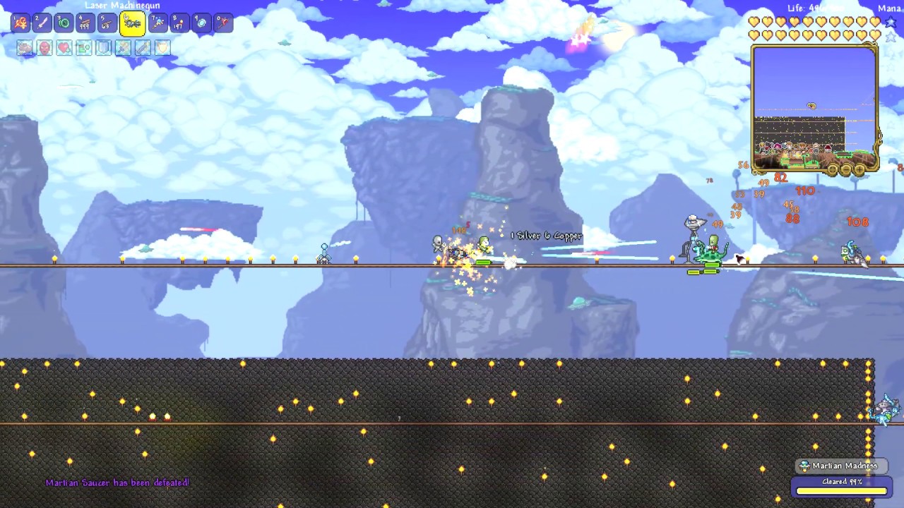 How to get Laser Machinegun Terraria 1.4 YouTube