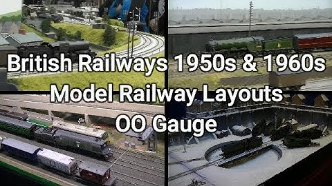 British Railways 1950s & 1960s Model Railway Layout OO Gauge