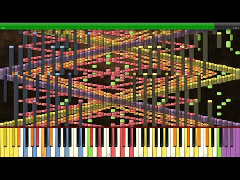 Synthesia: Ryu ☆ - Second Heaven | 100,000+ Notes | Beatmania IIDX | Black MIDI