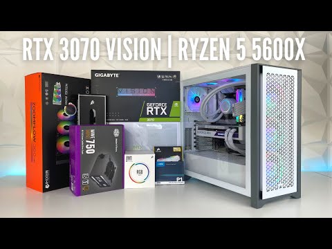 3200$ AUD RTX 3070 Vision | Ryzen 5 5600X | Gaming PC Corsair 4000D White build