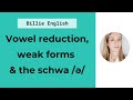 Connected Speech: Vowel reduction, weak forms & the schwa sound | English Pronunciation