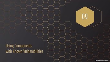 Cybersecurity for Web Developers - OWASP Top 10: #9 Using Components with Known Vulnerabilities