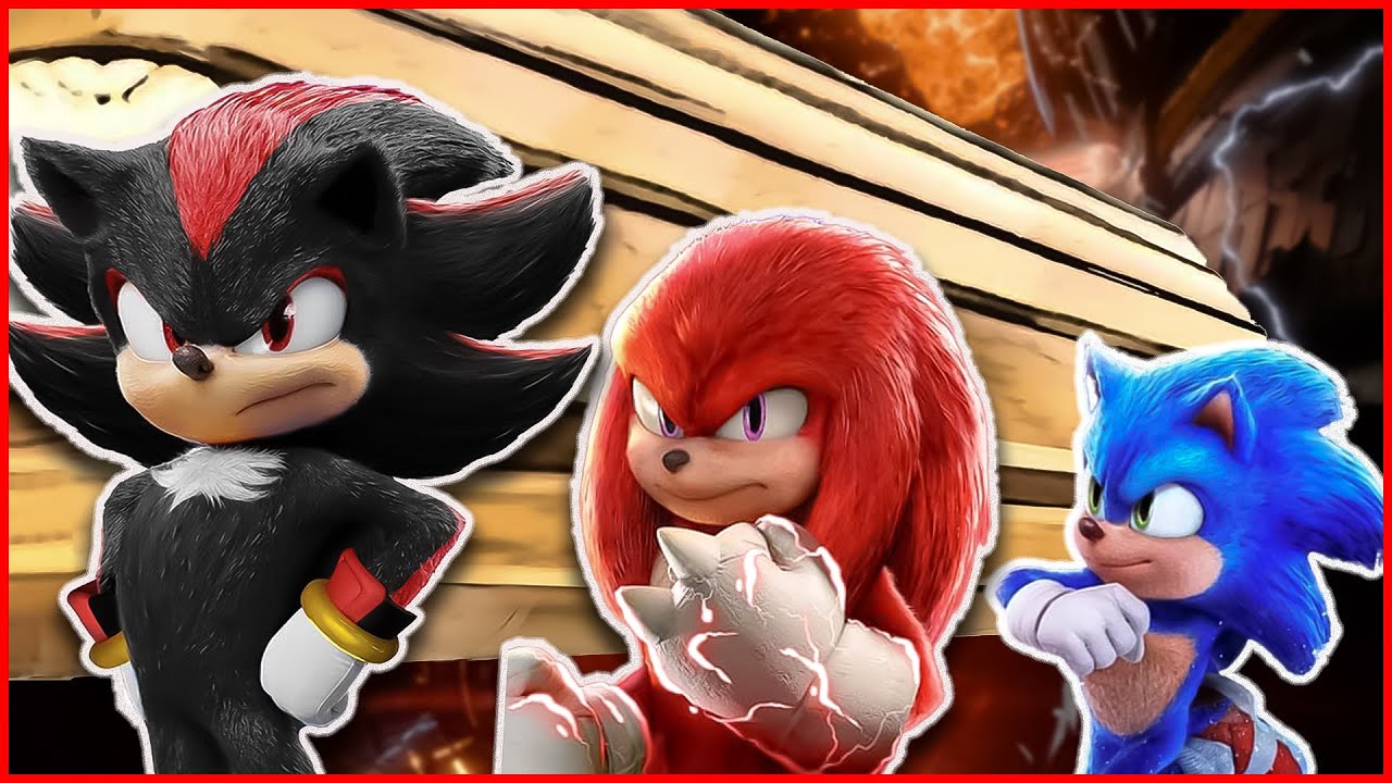SONIC THE HEDGEHOG 3 🌀Shadow, Knuckles x Sonic | Coffin Dance Meme Song (COVER)