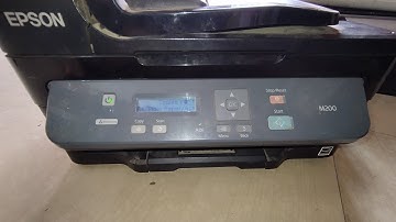 Epson M200 printer Error See You Documentation / Adf Light Blinking /Epson M200 / Paper Jam Error