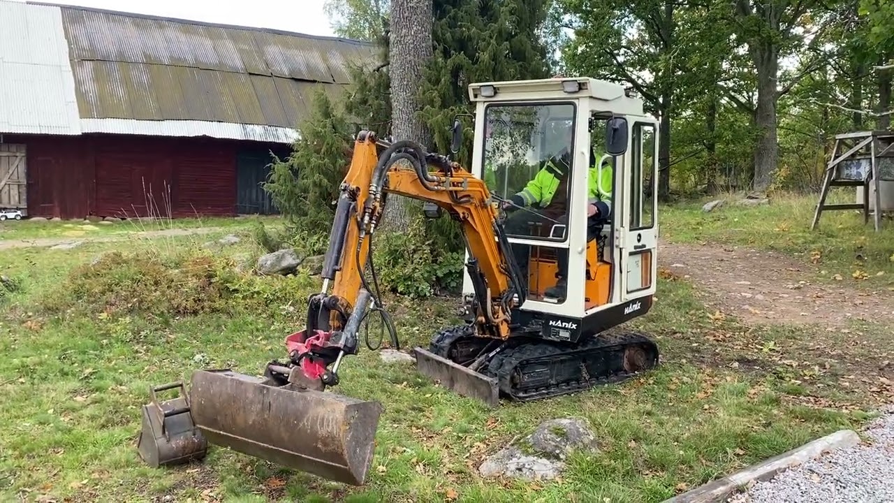 Minigrävare Hanix