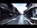 Snowfall in Takaoka – Between Blue Skies and Blizzards【4K Japan Walk】