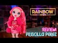 Rainbow high series 5 priscilla perez doll review