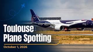 Toulouse Plane Spotting (October 1, 2026): Daily Traffic, include Lufthansa, Starlux, Air India