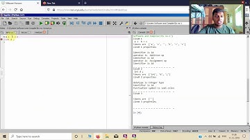 Token Separation(Lexical Analyzer) using Python