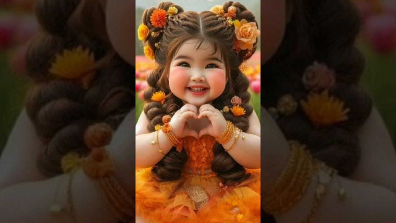 beautiful cute girl little monk status video trand viral status 😍💔LL😎💖