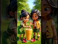 "Tiny Women Making a Magical Mango Shake 🍹✨" #shorts #aivideo #story #teending #moralstory