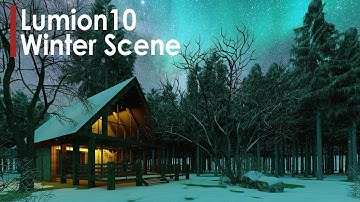 Lumion 10 Winter Scene Workflow | New Features