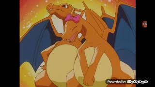 Ash's Charizard is now Charla's bodyguard.