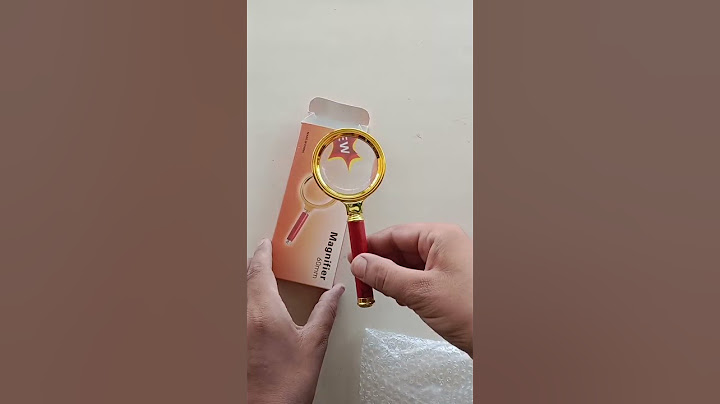 golden magnifier glass 😱