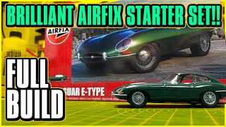 Jaguar E-Type Car Small Starter Set w/paint & glue 1/43 Airfix Models