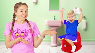 Diana and Roma help Oliver Potty Train by Love, Diana 39,291 views 1 month ago 8 minutes, 5 seconds