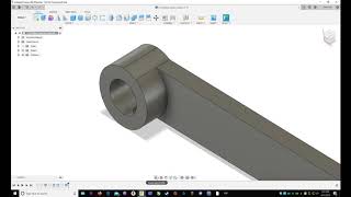 CH Eclipse Flight Yoke Control Lever Design Fusion 360 8x Time Lapse 4 13 2020 PC 4K Profile