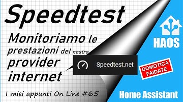 SpeedTest per Home Assistant - Monitoriamo le prestazioni del nostro provider