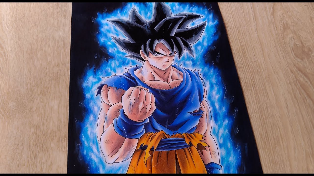 Drawing Goku Migatte no Gokui - Desenho do Goku