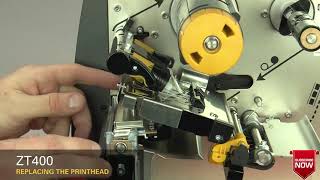 How to Replace Zebra ZT410 Print head | Zebra ZT410 Series | Zebra Barcode Printer