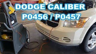 Dodge Caliber p0456 p0457  MOST COMMON Problems for evap leak 2009