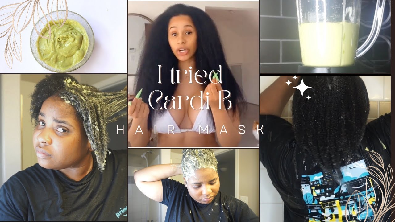 I tried Cardi B hair mask for hair growth, the results were INSANE