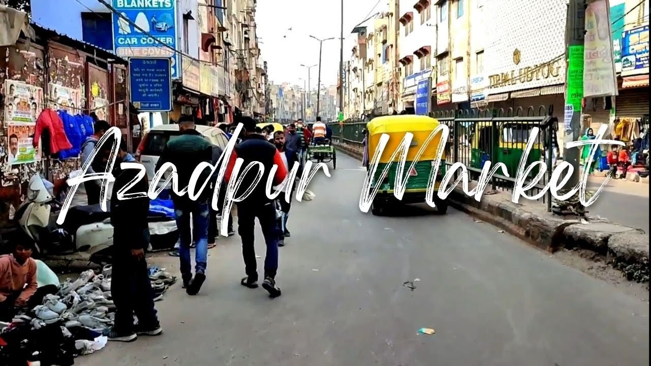 Azadpur Market | Delhi Walking Tour | Street Life in India 🇮🇳