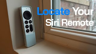 Finding Your Siri Remote With iPhone