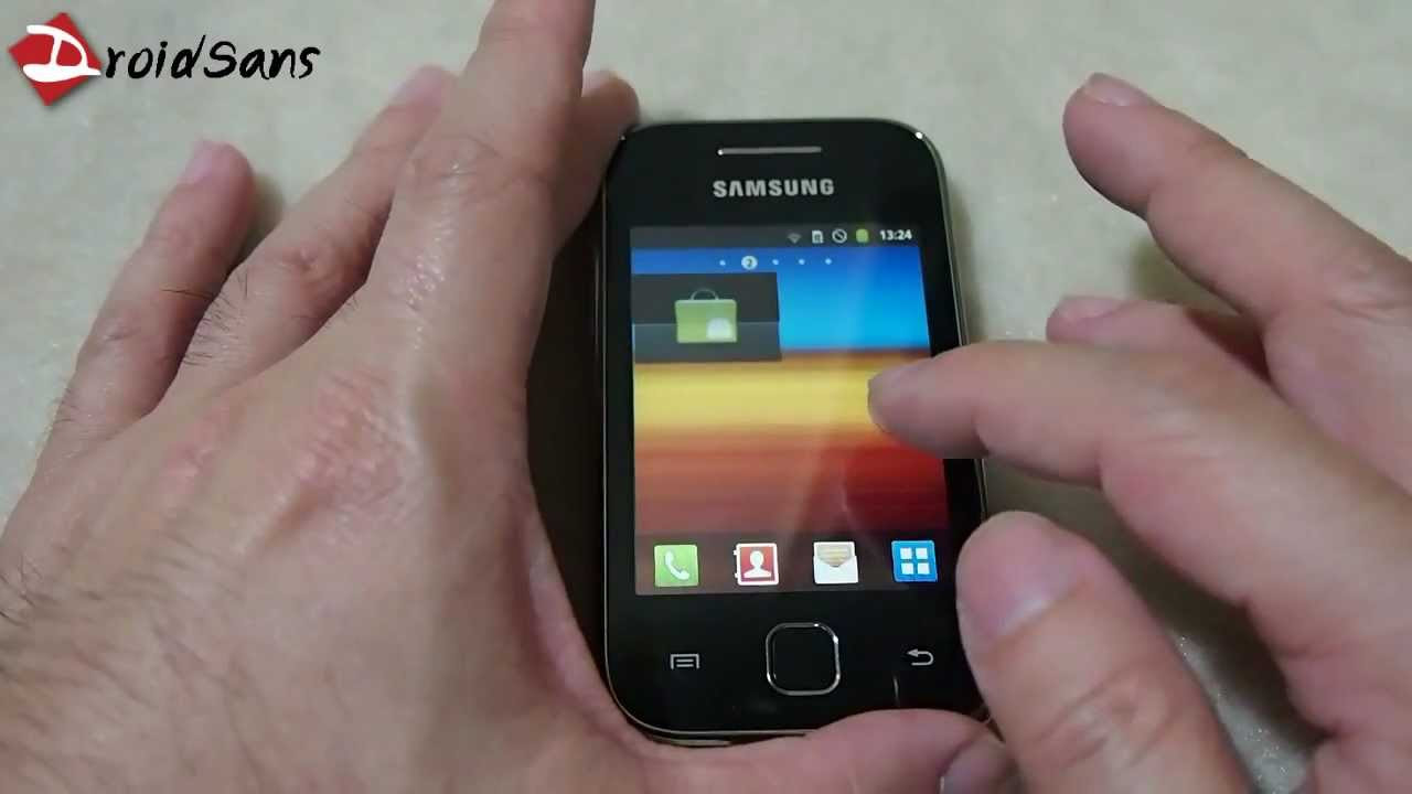 รุ่น ซัม ซุง New Update DroidSans Review : Samsung Galaxy Y (in Thai)