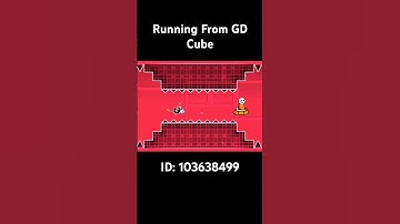 Running From GD Cube #geometrydash#gd#shorts#robtop#animation